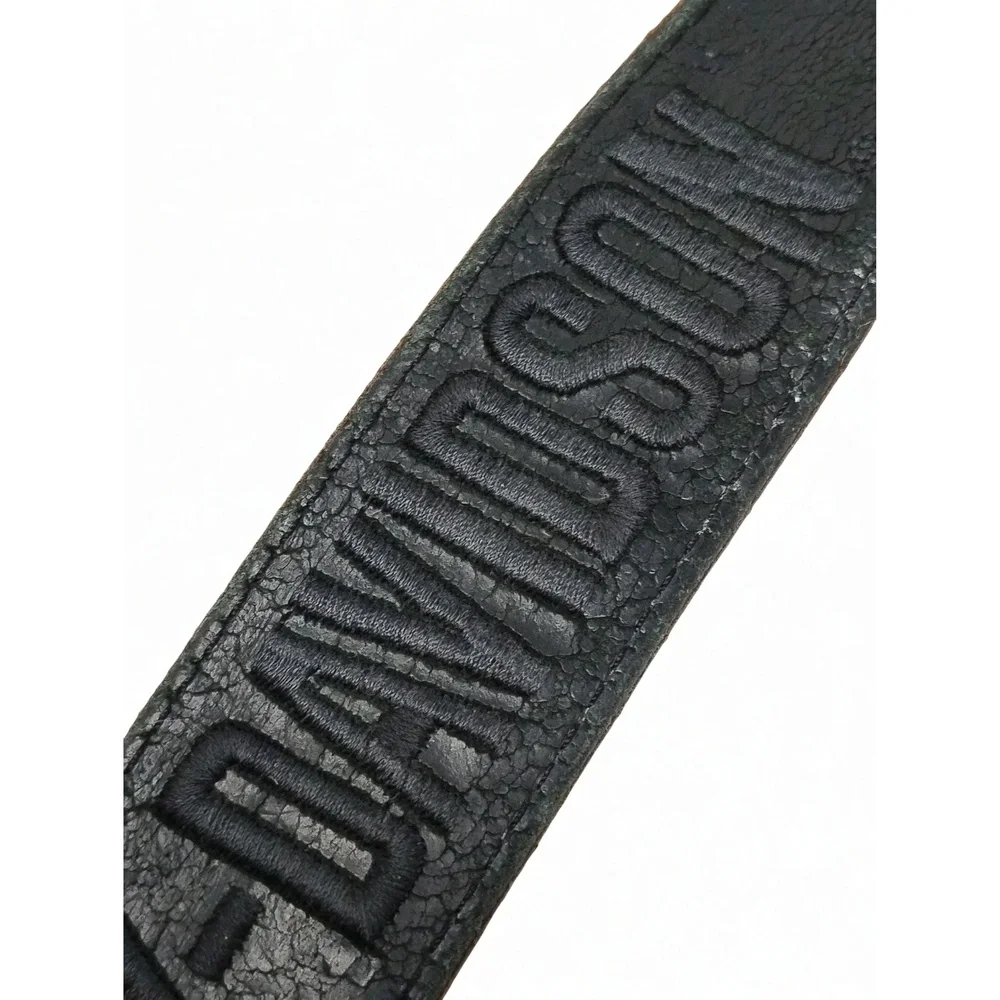Harley-Davidson Streetwear Grunge Leather Belt Size 50 Interchangeable Strap